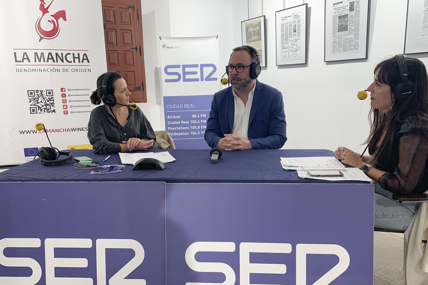 El alcalde en el programa Hoy por Hoy Ciudad Real emitido desde la Posada de los Portales