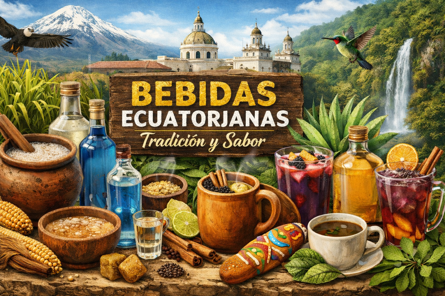 De las chicha de jora al chaguarmishqui : bebidas ecuatorianas que quizás no conocías
