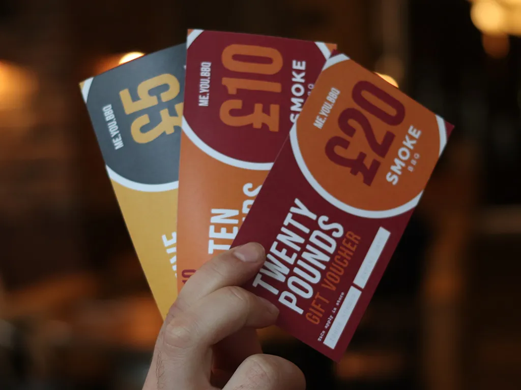 Smoke BBQ Gift Vouchers