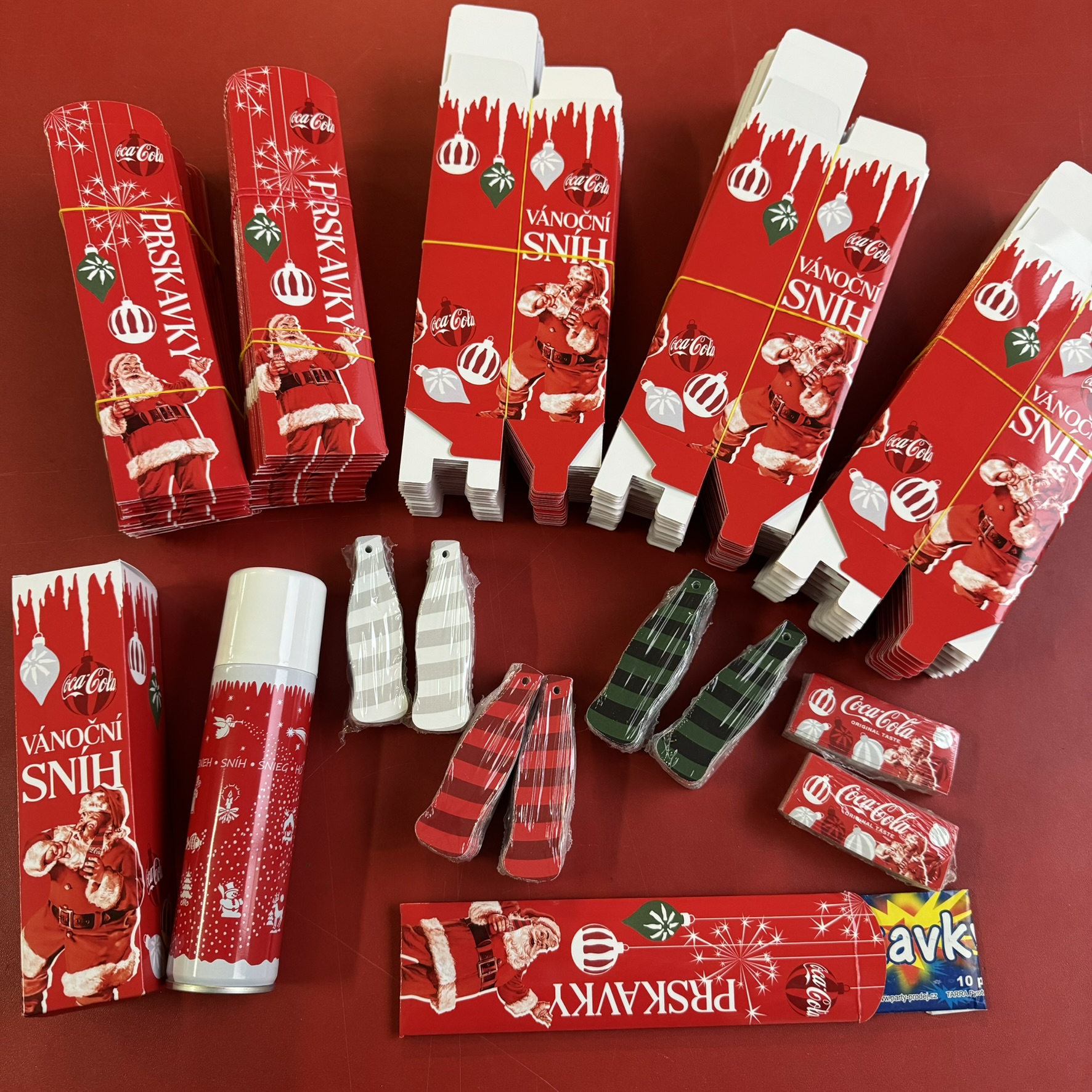 POS materál - coca cola vánoční sada
