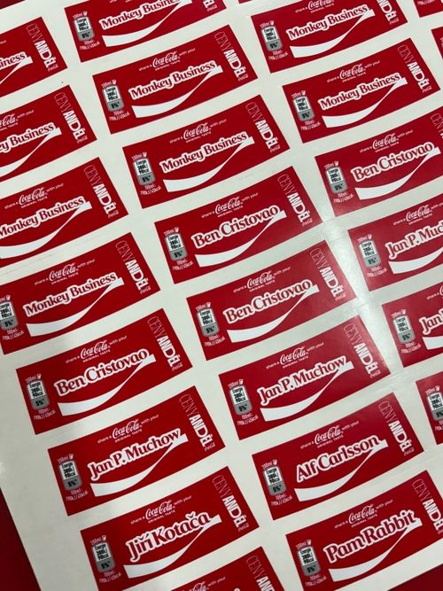 personalizovaná etiketa na lahev na míru