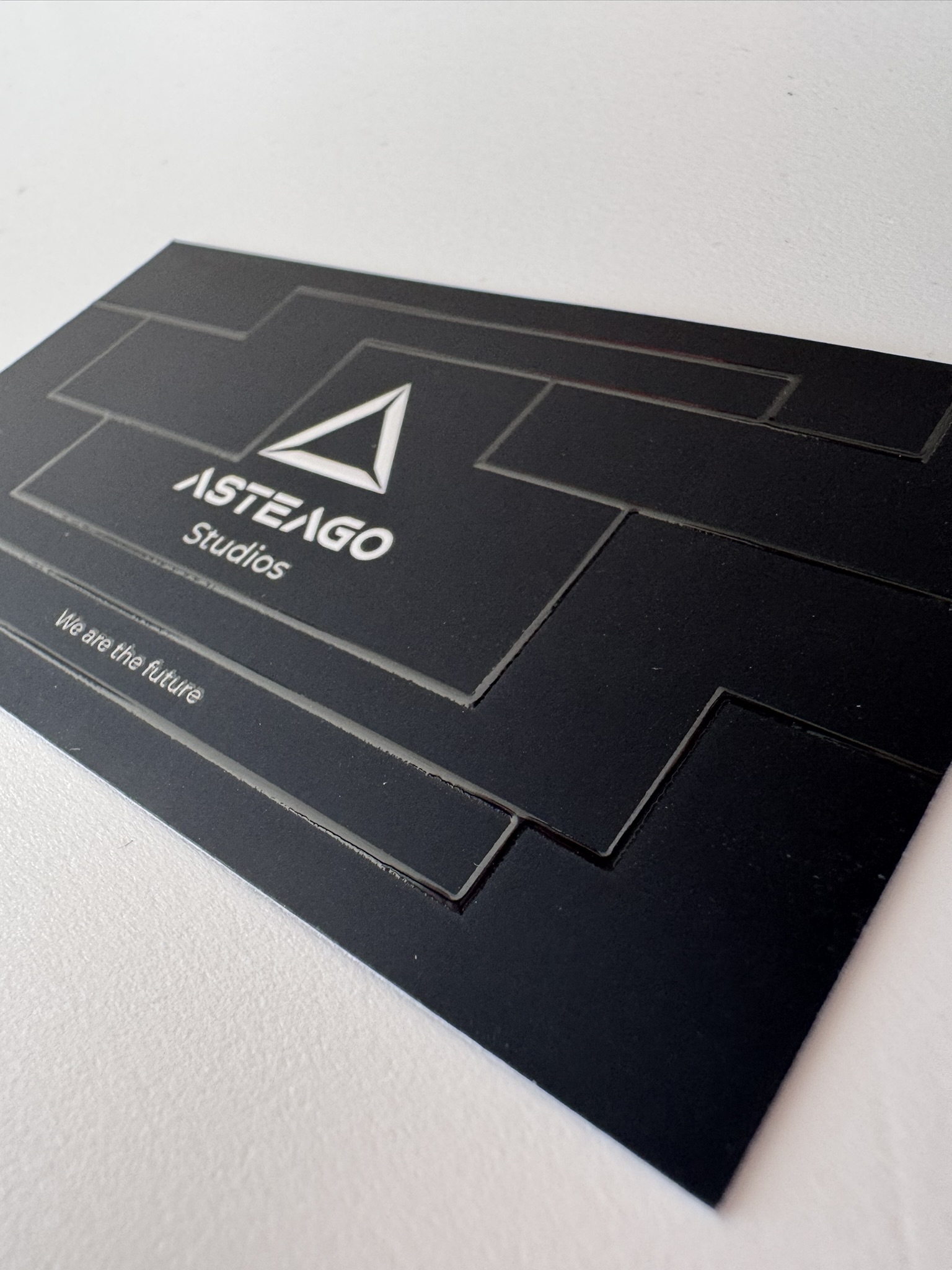 3D lakování vizitky, luxusní vizitky