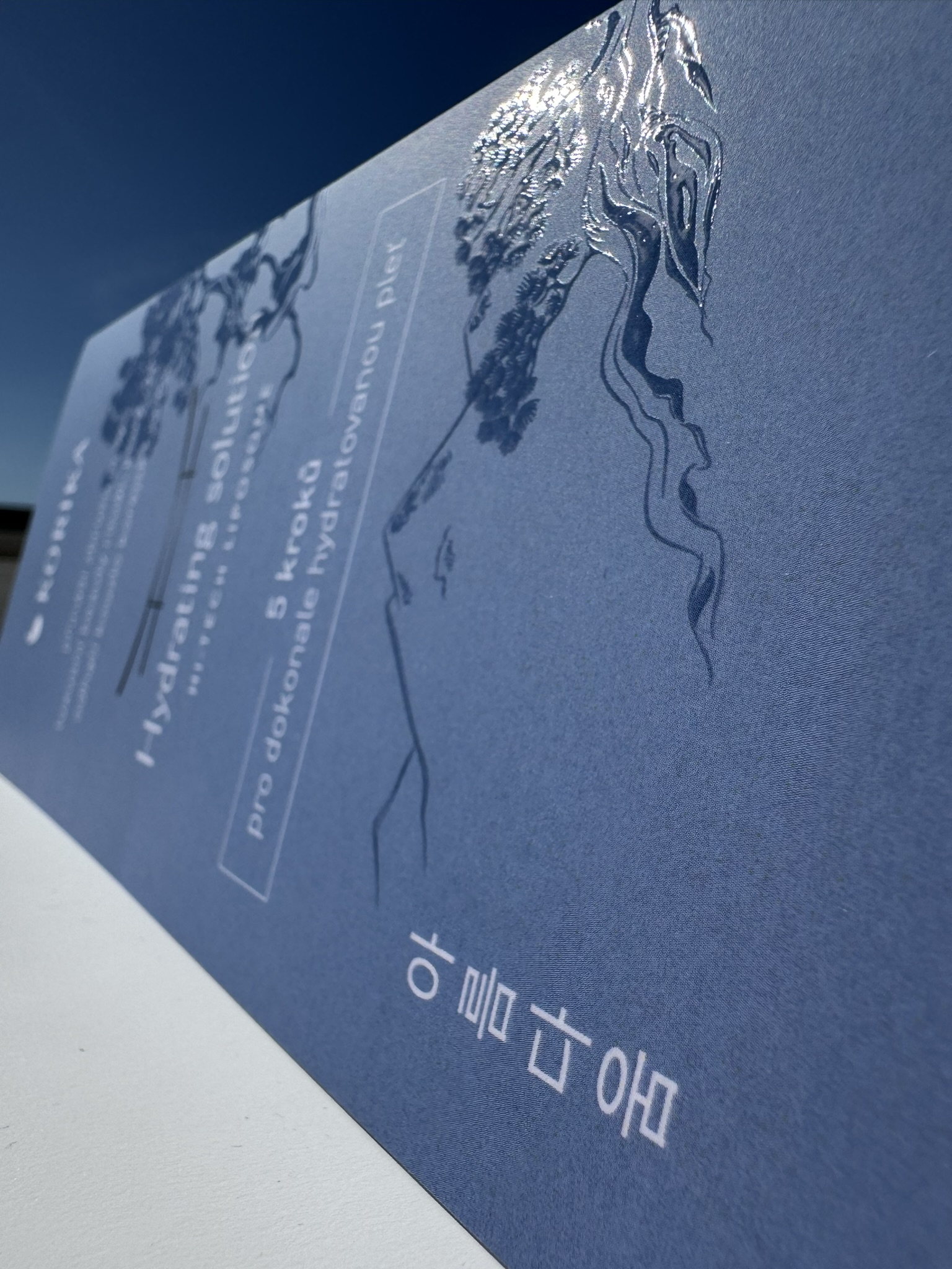 3D lakování letáků