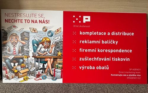 UV tisk reklamní cedule