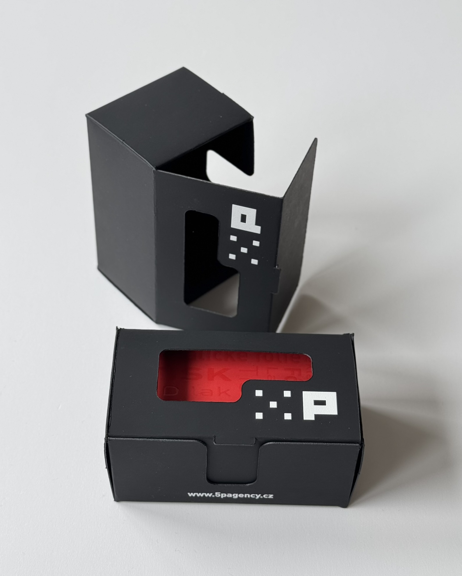 krabička na vizitky na míru s potiskem