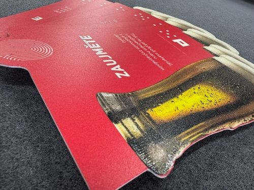 UV tisk, kappa deska, deska, menu, cedule tvarování