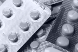 two blister with medicine pills