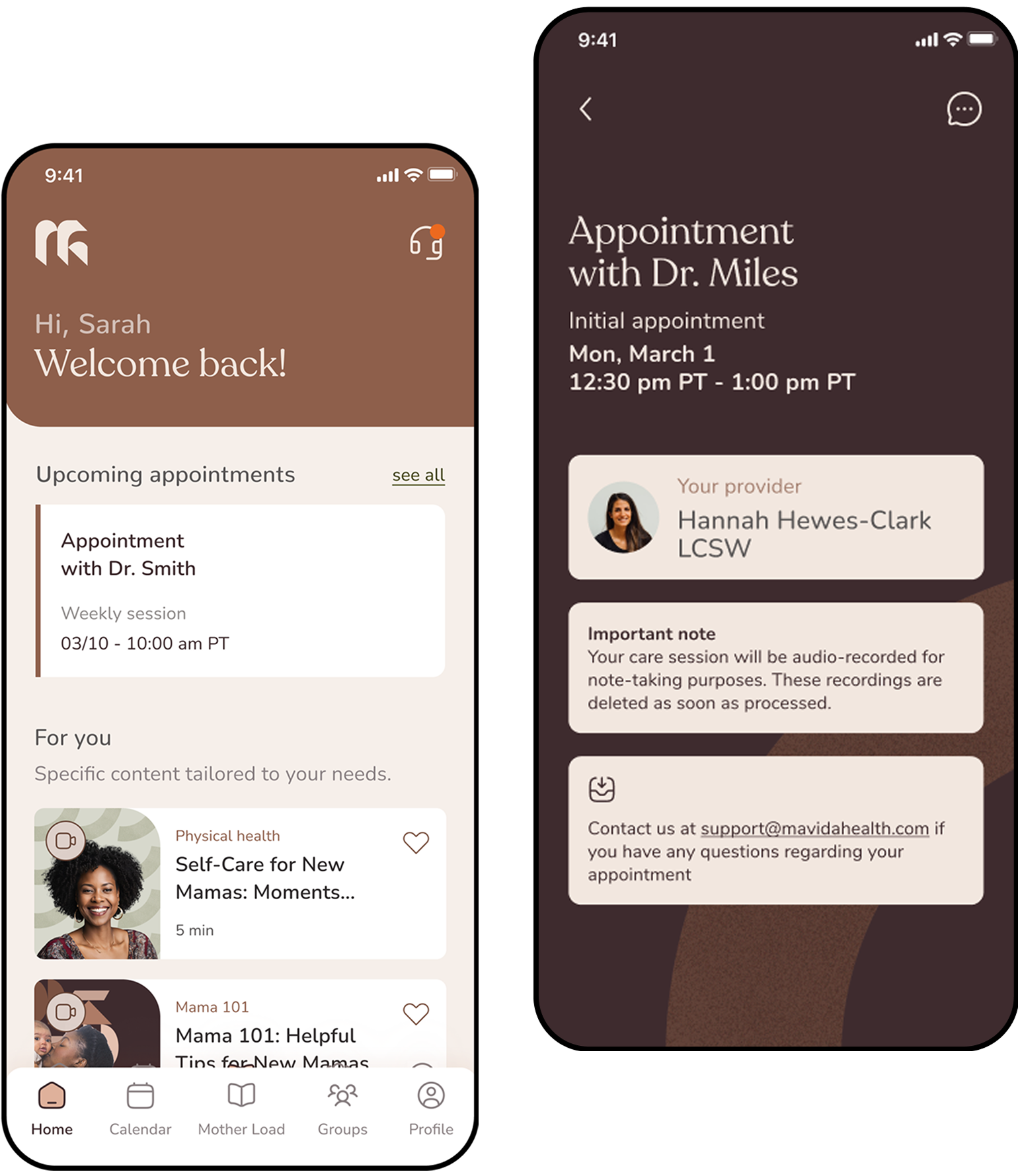 mavida health app