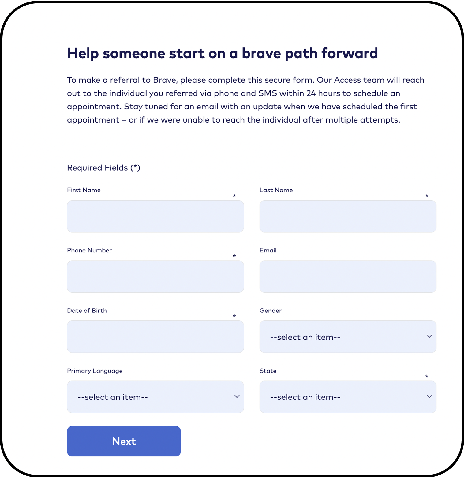 Brave health platform