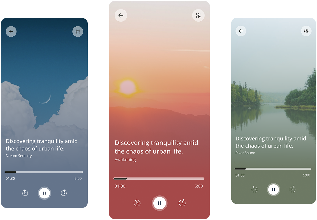 lumia app custom meditations examples