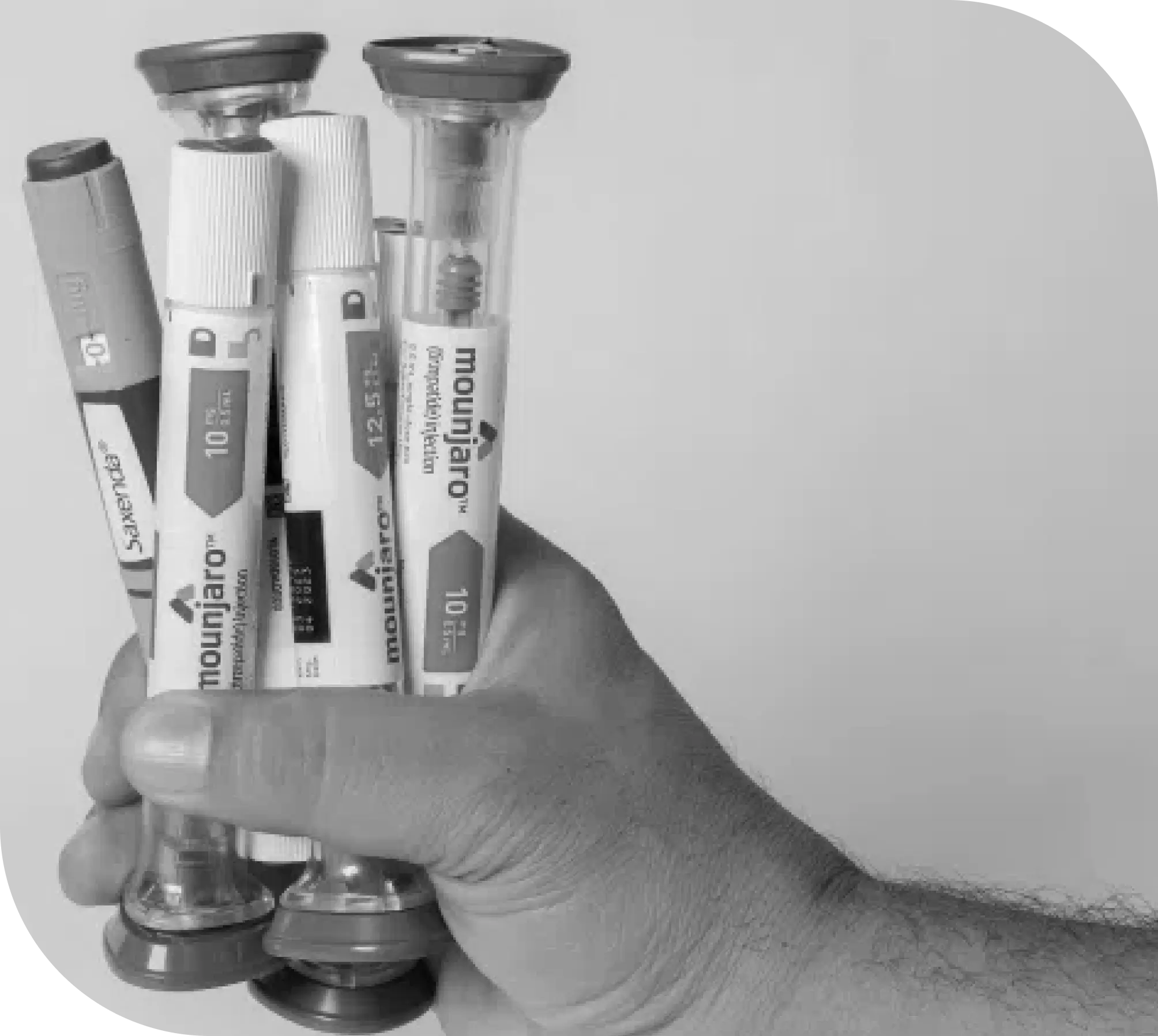 GLP-1 branded injection pen used in metabolic and weight management treatment