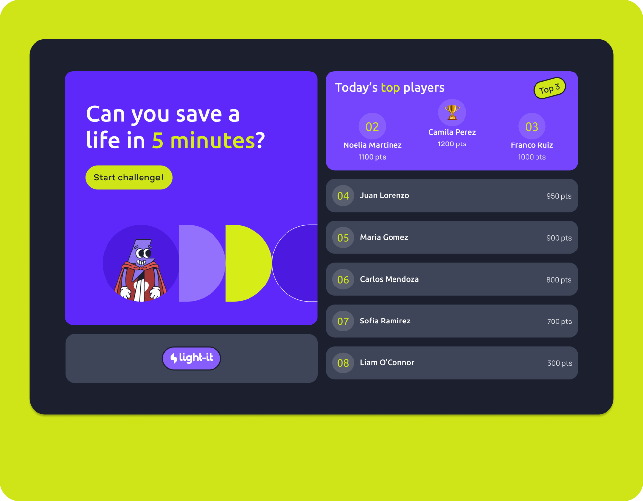 CPR Kiosk home mockup