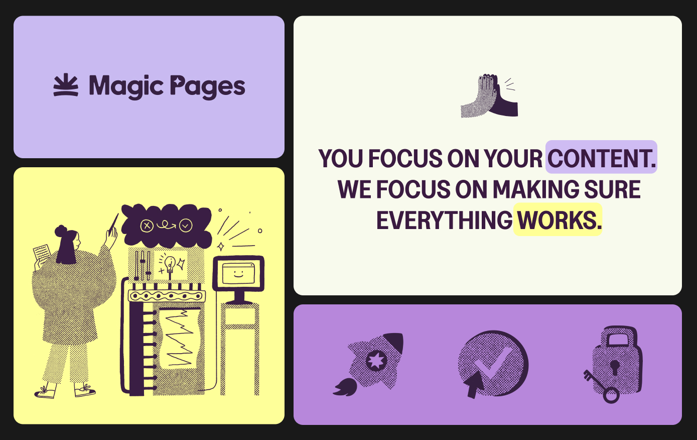 Capturing magic for a hosting service