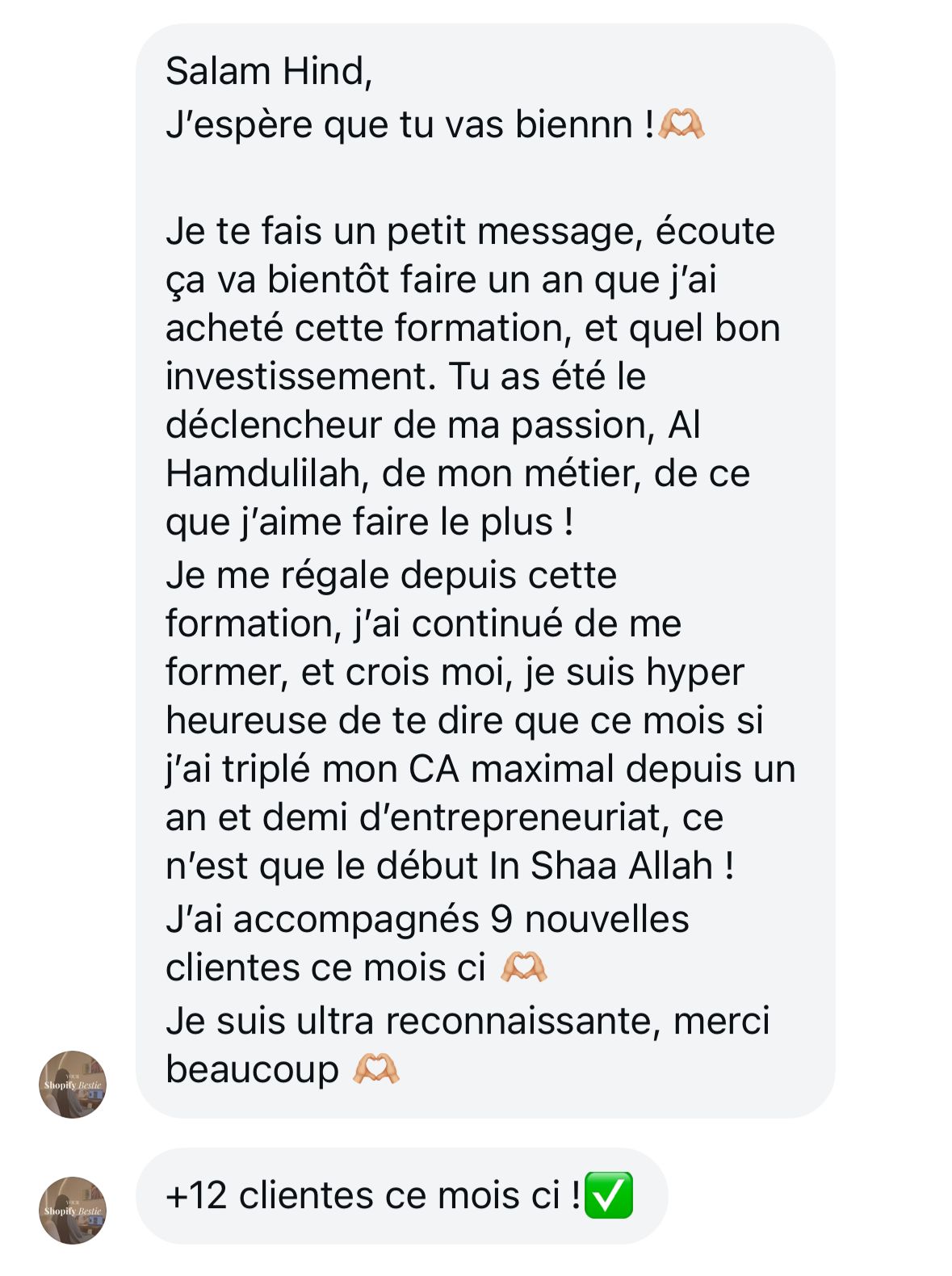 Retour élève