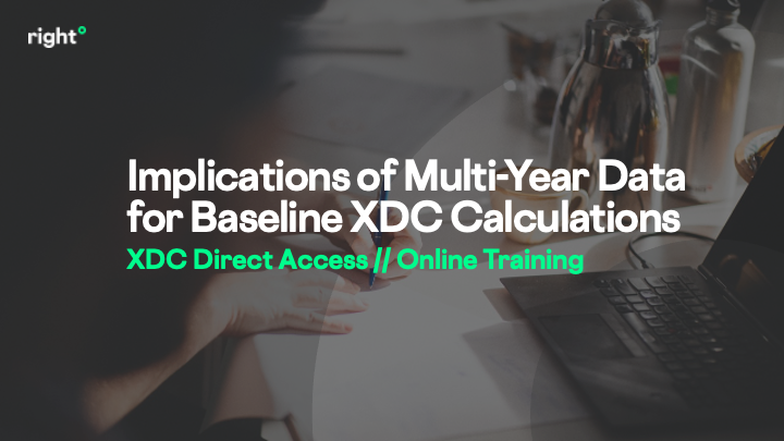 Implications of Multi-Year Data for Baseline XDC Calculations