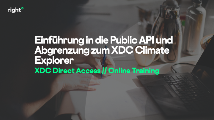 Einführung in die Public API und Abgrenzung zum XDC Climate Explorer