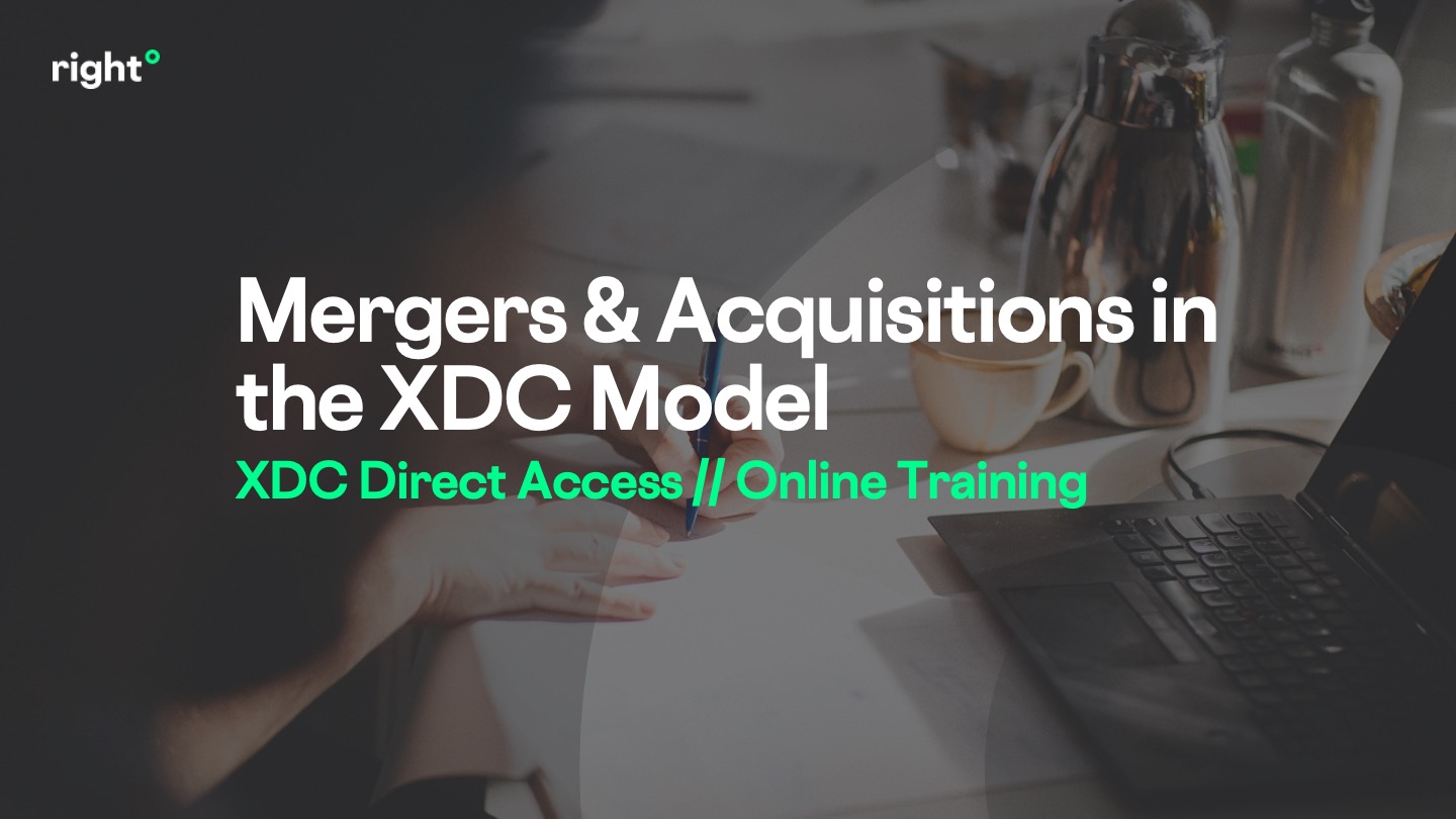 Mergers & Acquisitions in the XDC Model