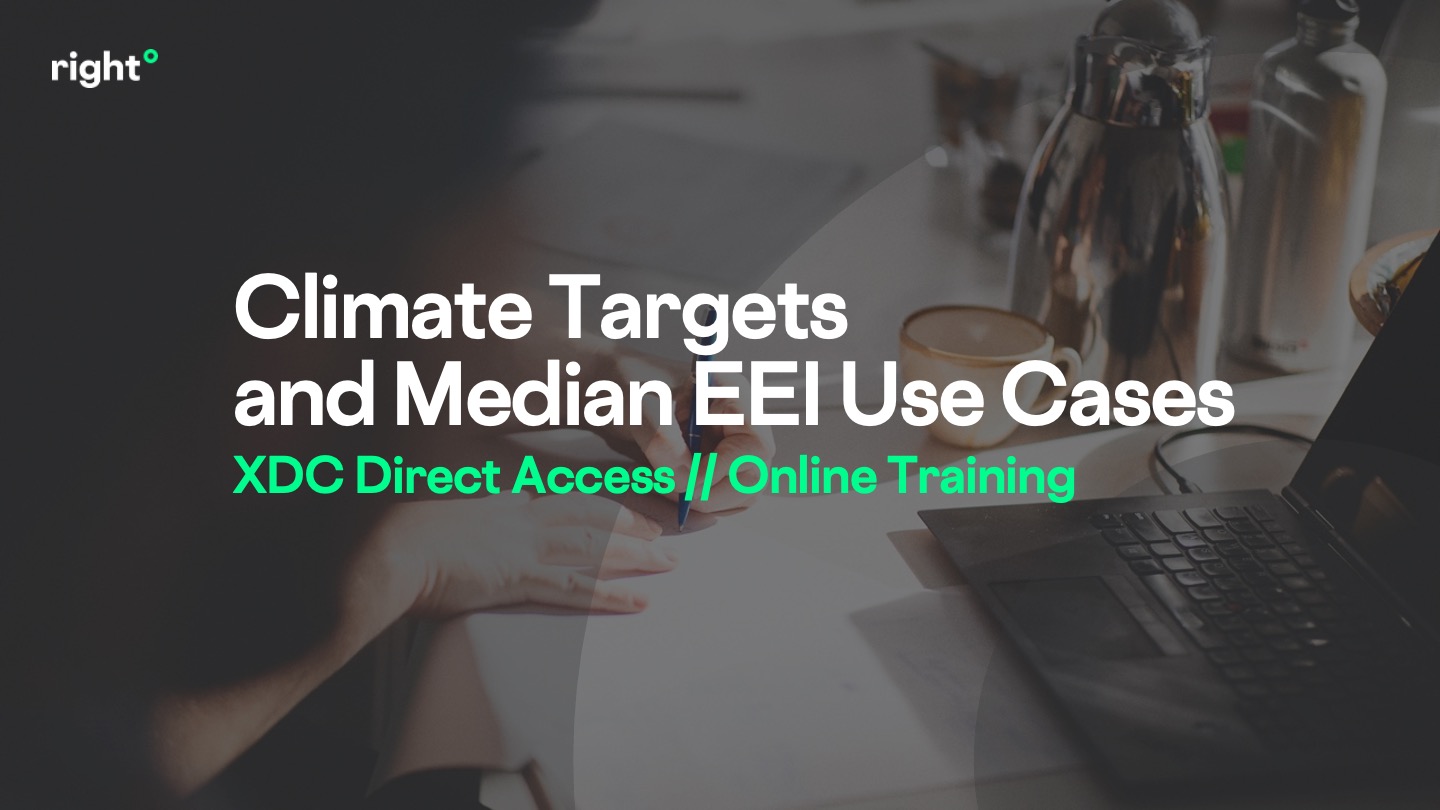Climate Targets and Median EEI Use Cases