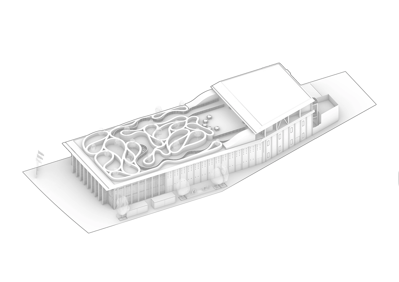 Assonometria planimetrica livello copertura by MCA