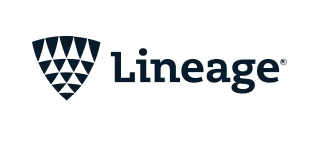A logo for the company Lineage.