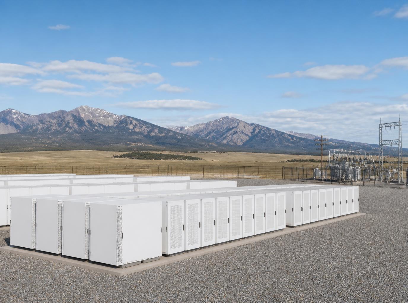 Standalone battery energy storage site with CORE Electric Cooperative in Colorado