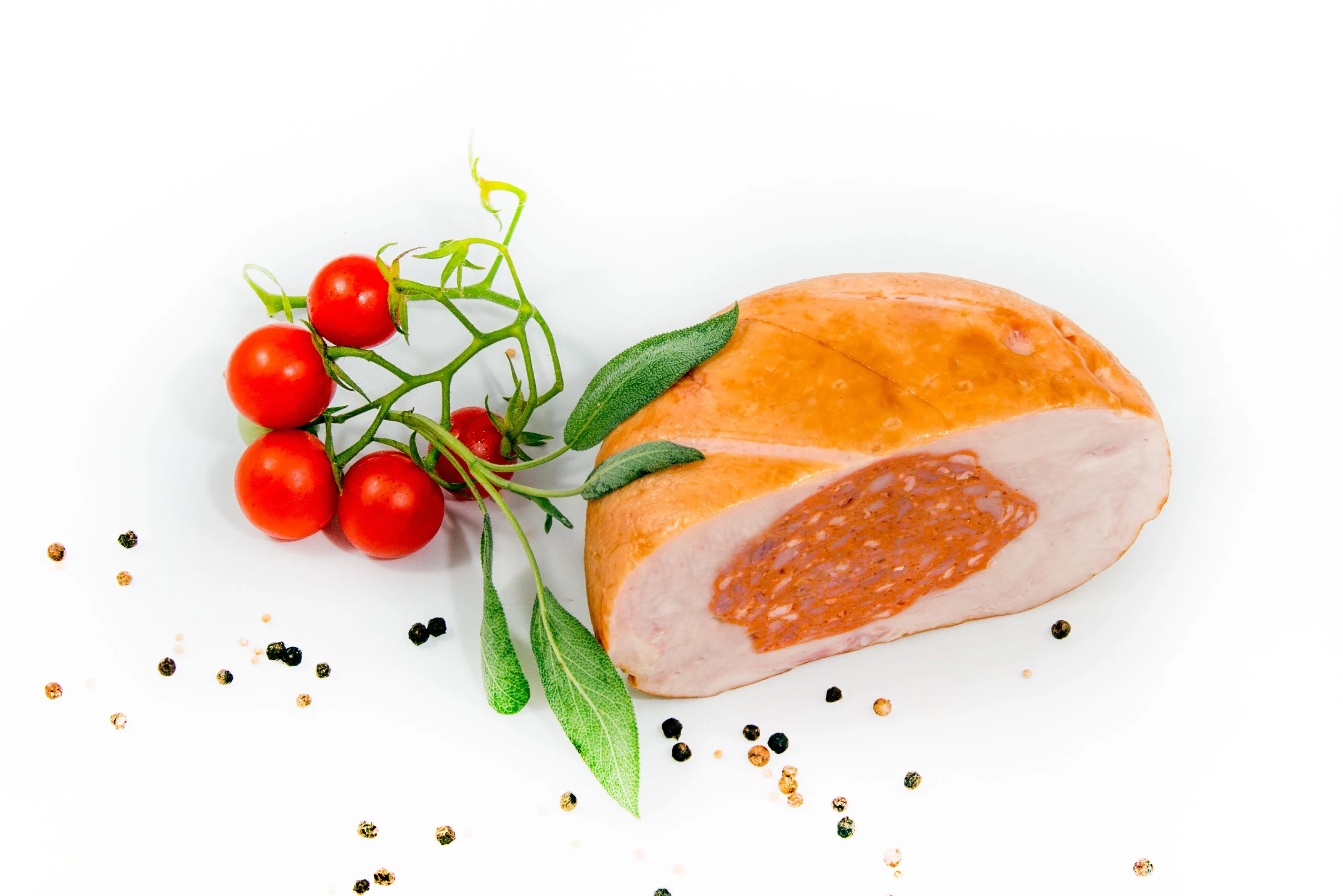 Plnený kurací bochník (plnený polený)