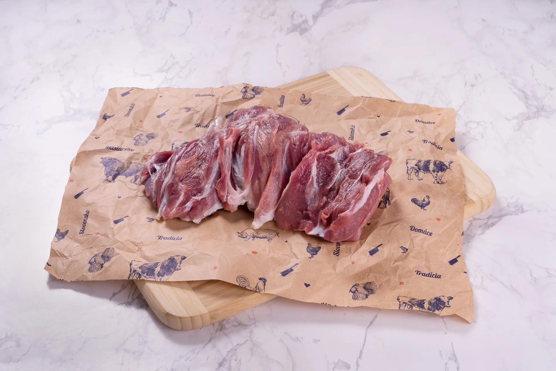 Bravčové koleno bez kosti a bez kože 