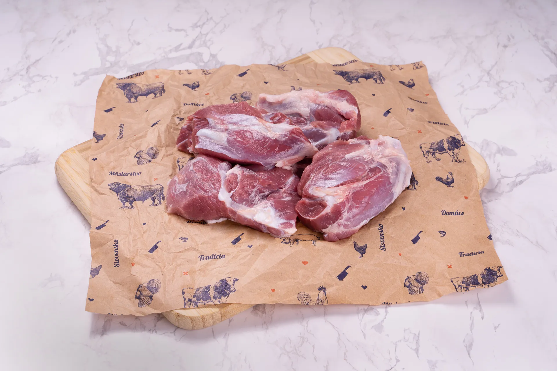 Bravčový kolenový výrez - chudý