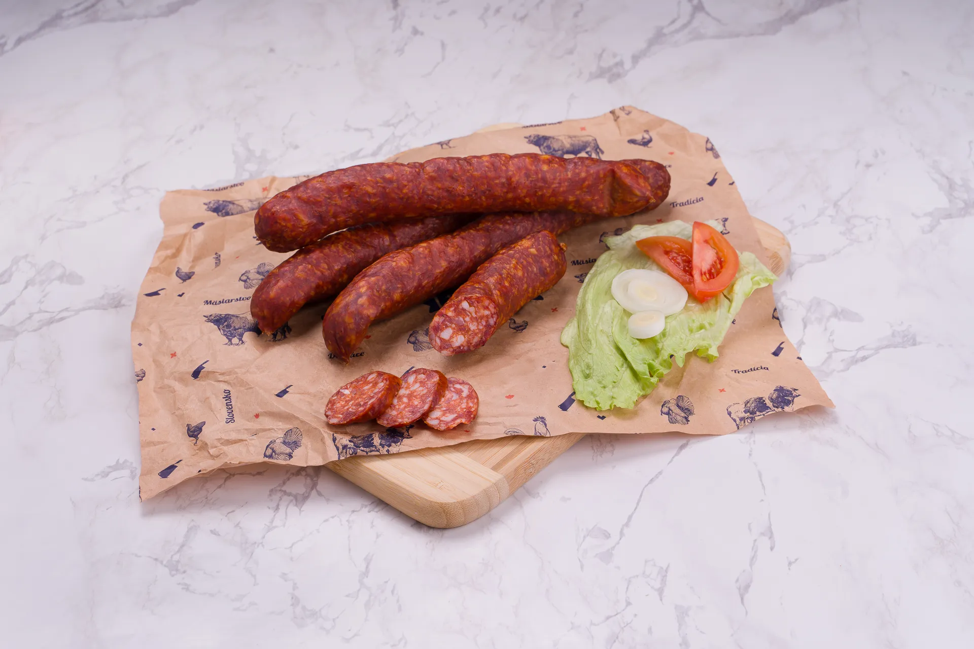 Ostrá klobása (pikantná páliva)