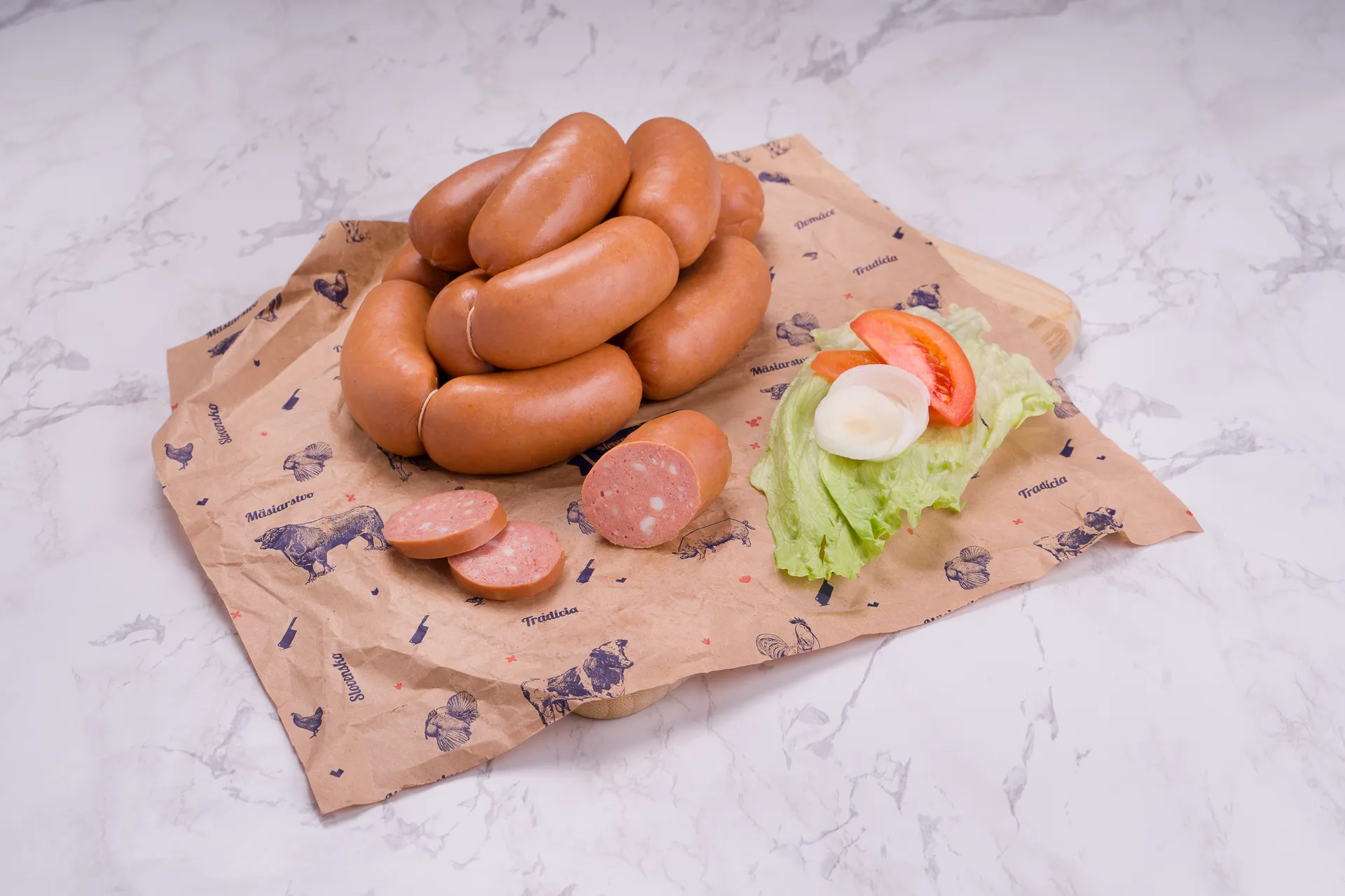 Safalátky viazané (pevný podiel mäsa)