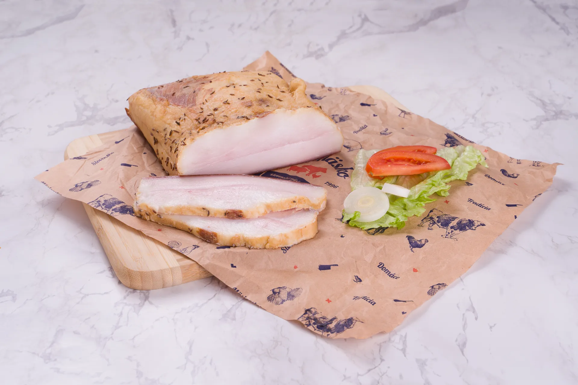 Bravčová sedliacka slanina (údená iberijská s rascou)