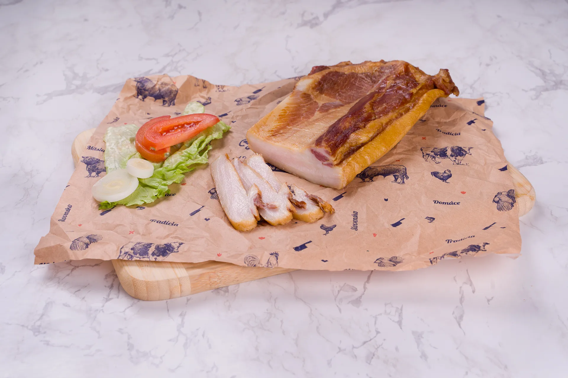 Údená bravčová slanina (bez kože)