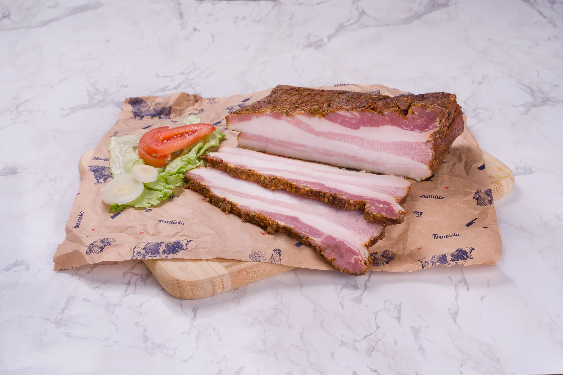 Údený dekorovaný bok ALMI