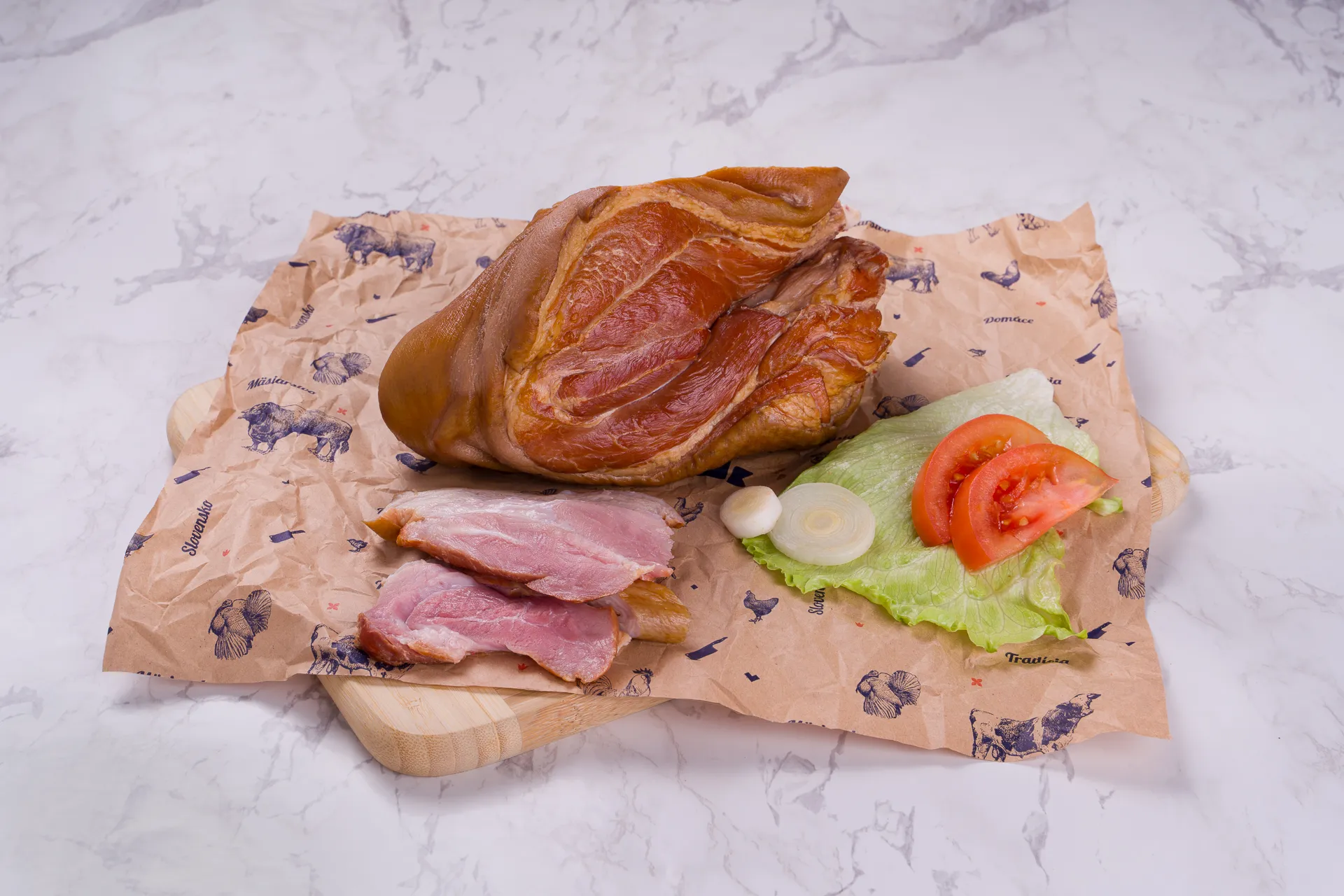 Údené bravč. koleno bez kosti