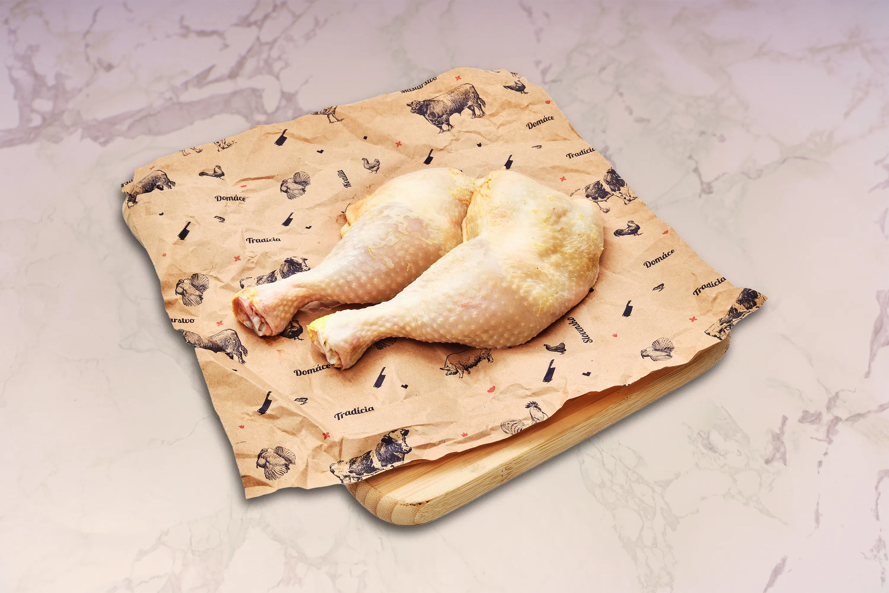 Gazdovské kuracie stehná celé