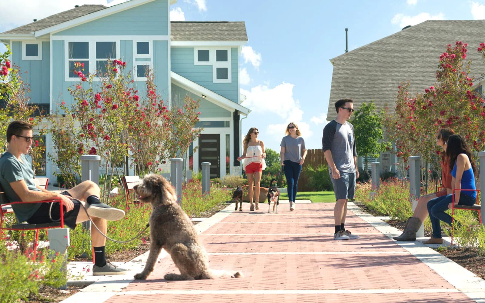 Properties and scenery in Easton Park Texas