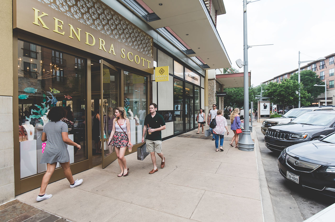 Homes and streets in Domain TX