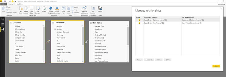 Join NetSuite Data in PowerBI