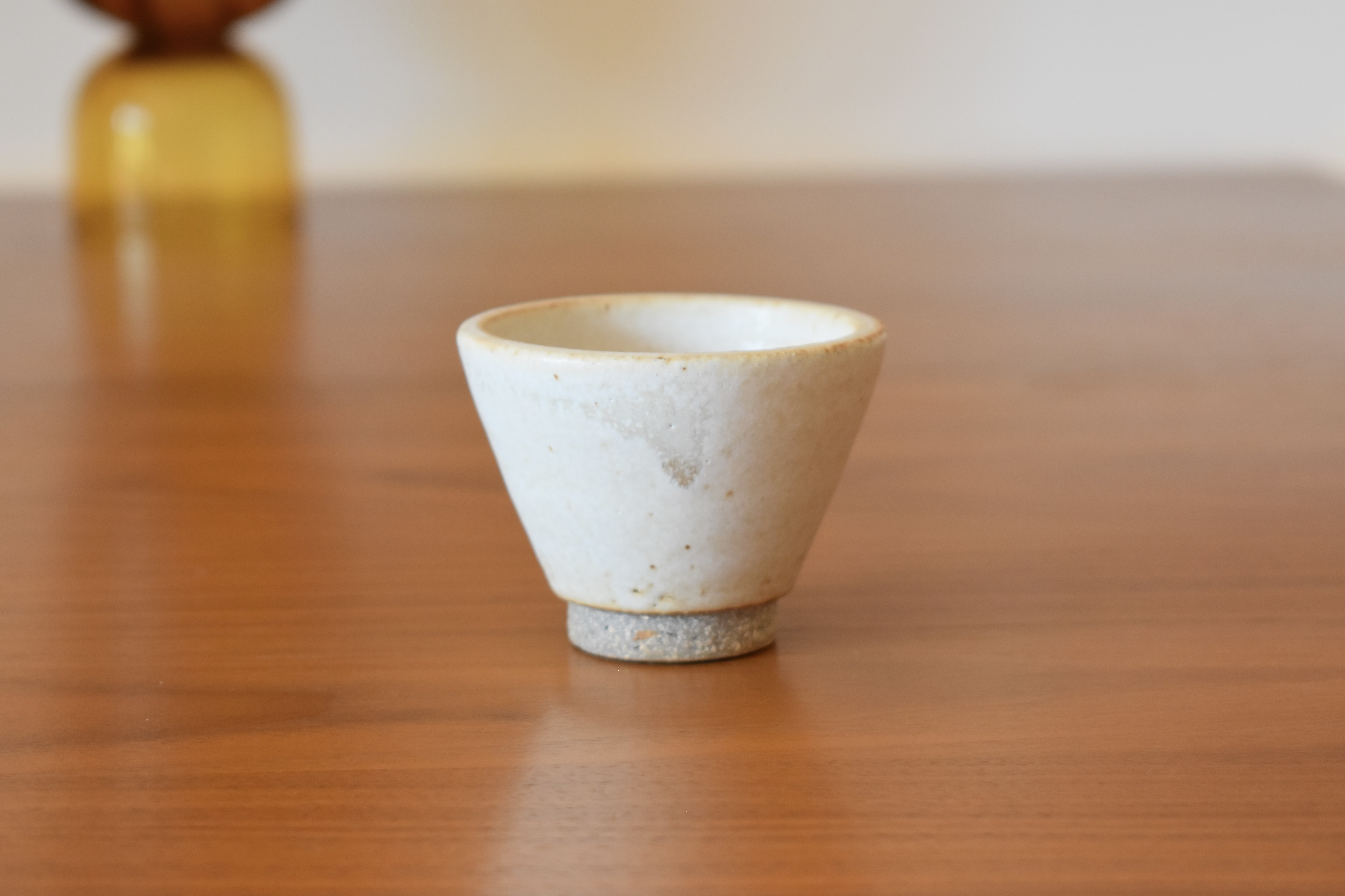 Espresso glass, shot glass, either works. 🤠 Hold 2 fl. oz. Wheelthrown with stoneware and glazed in matte white.