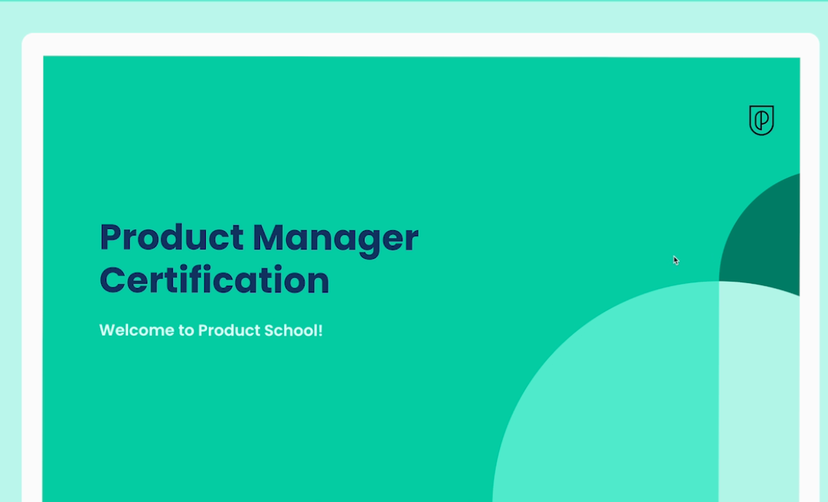 Product Manager Certification by Product School