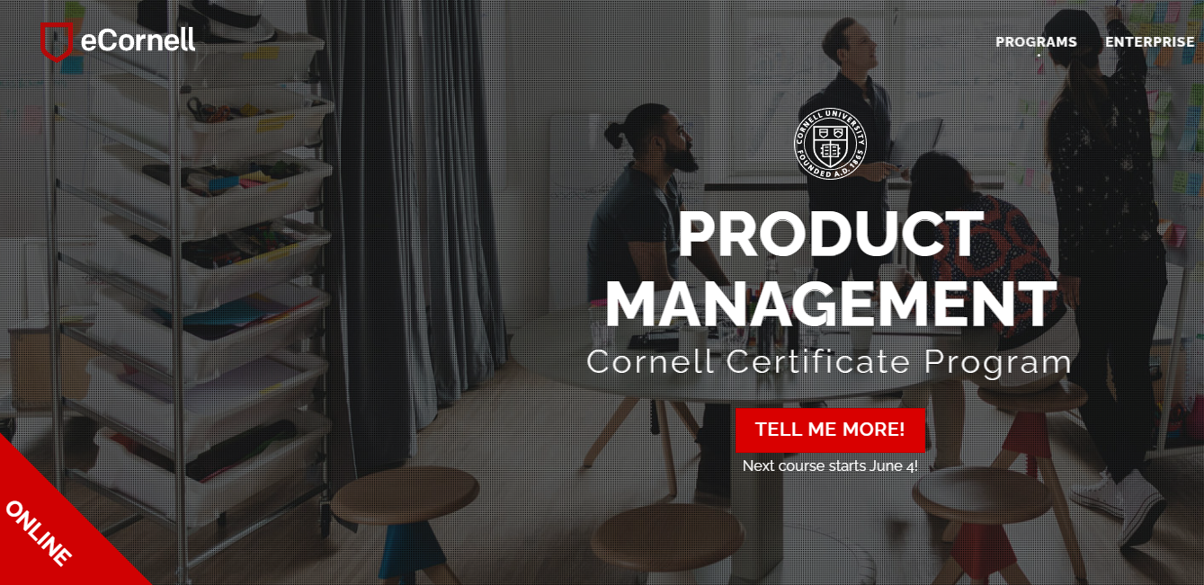 Product Management Certificate from eCornell
