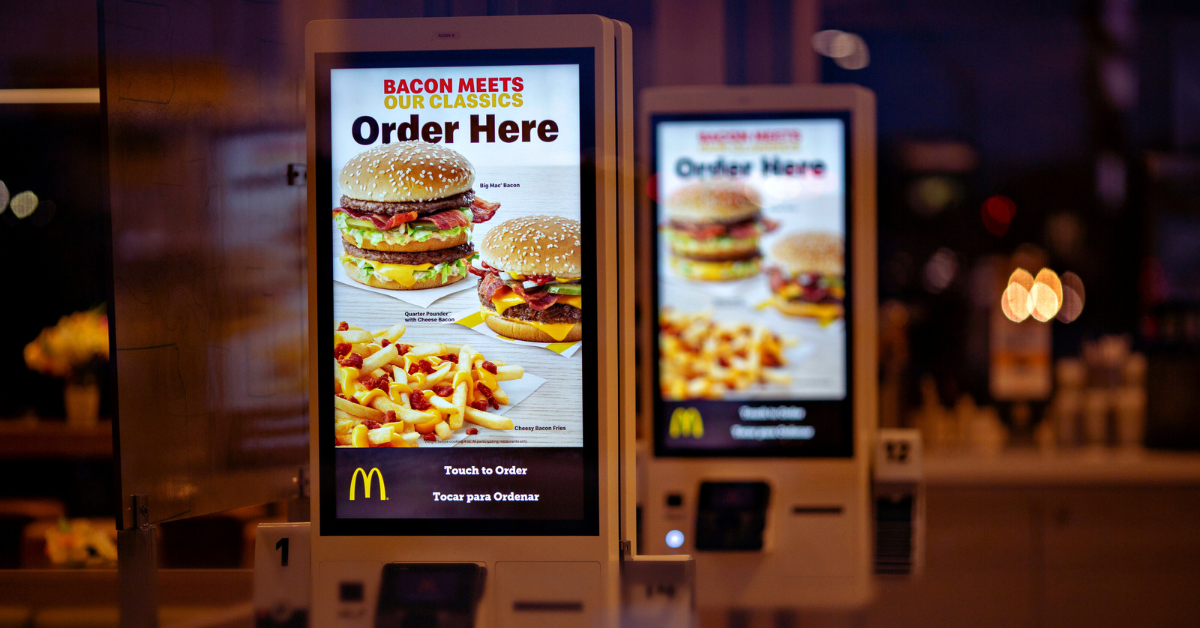 McDonalds self-serve kiosks