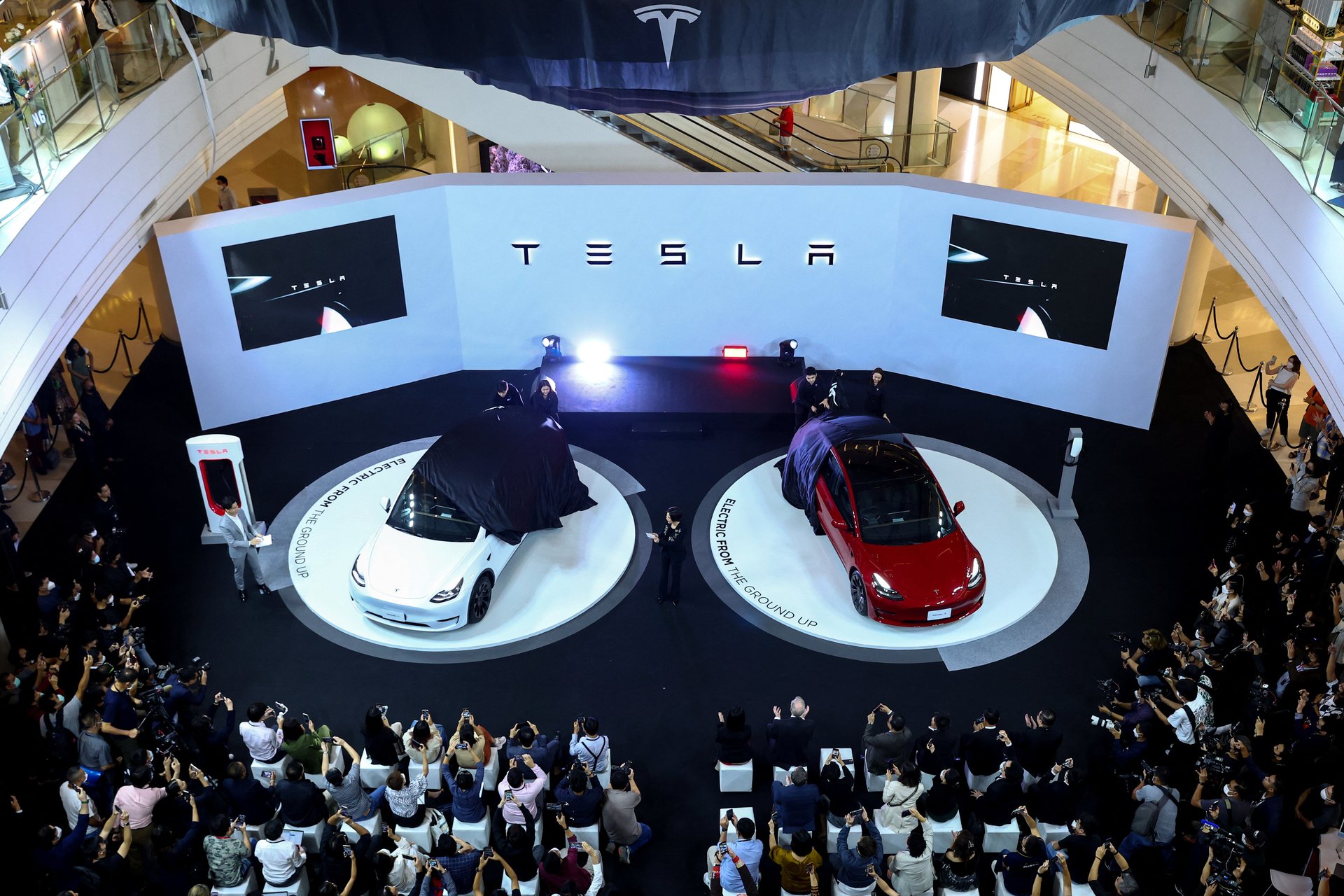 telsa product launch