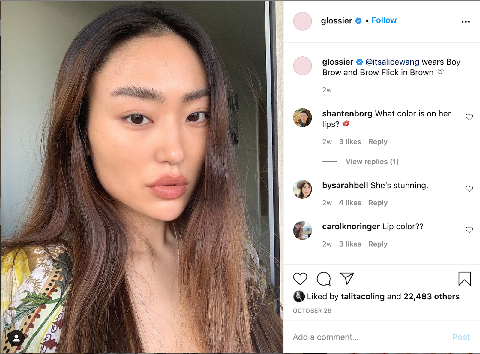 glossier product launch promotion