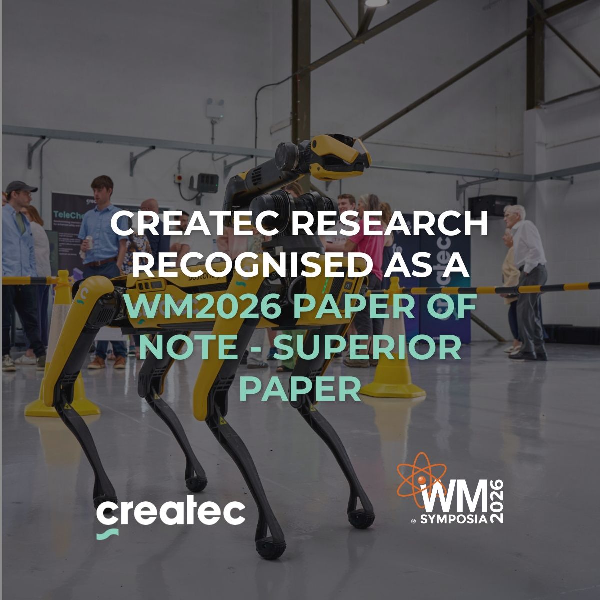 WM Symposia 2026「Paper of Note（Superior Paper）」に選出