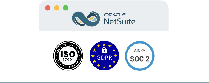 Showing the document management security certifications for Workiro including ISO, GDPR and SOC 2