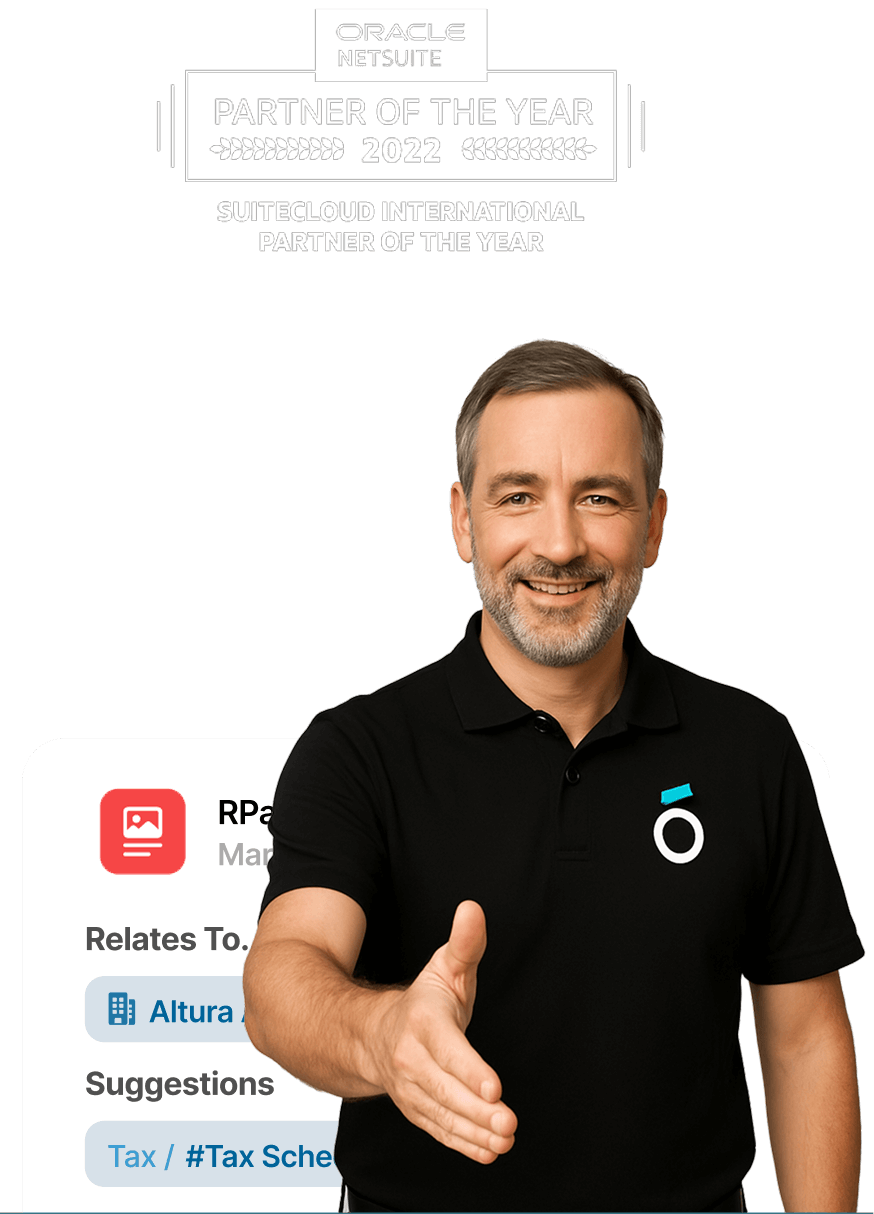 A Workiro employee welcoming new partners