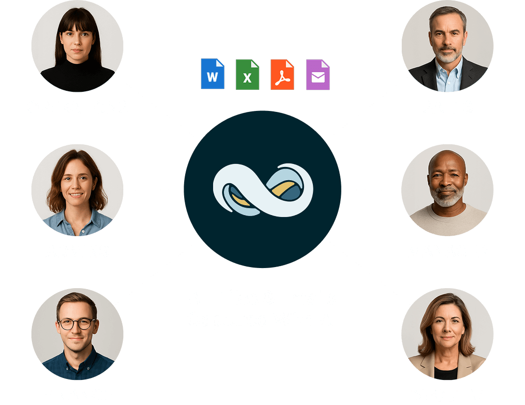 AI capturing emails and files from across the business and filing them to the correct record in NetSuite