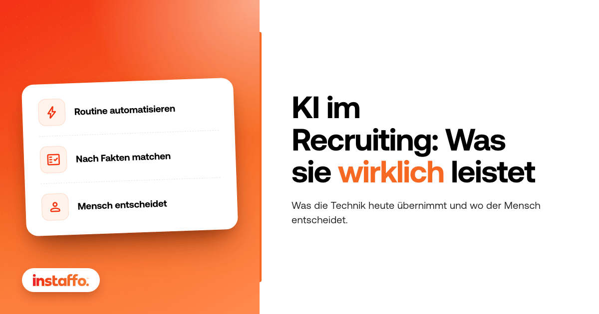 KI im Recruiting: Was sie wirklich leistet (Hero)