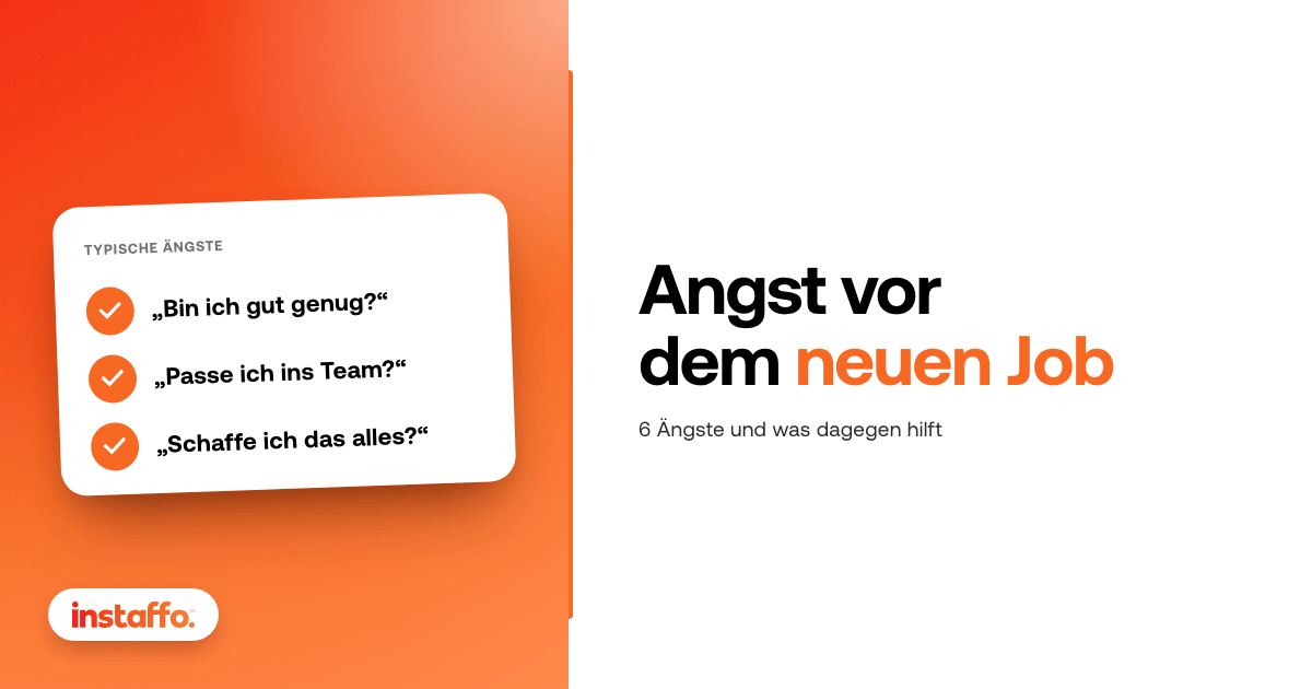 Angst vor dem neuen Job